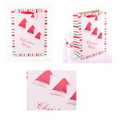 Tote Paper Paper Carrier Bags with Ribbon Handles and Gift Card